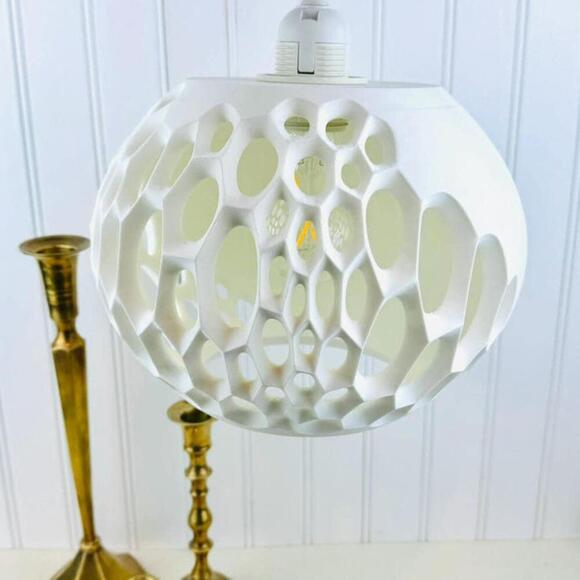 Organic Pendant Light, Virus Pendant Lamp, Geometric Hanging Lamp - Picture 1 of 10